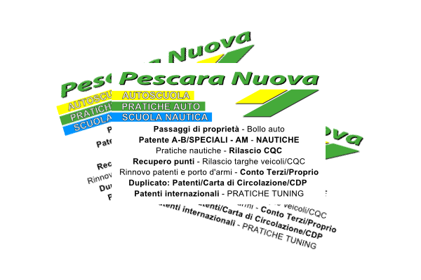 portfolio: Bigliettino da visita Pescara Nuova